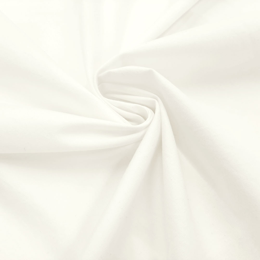 Feingabardine Mira mit Peach-Effekt - Creme-Weiß