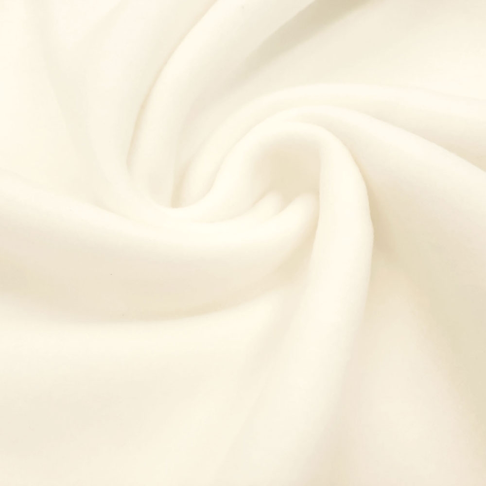 Organic Cotton Fleece - hochwertiges Baumwollfleece - Bio-Baumwolle - Creme