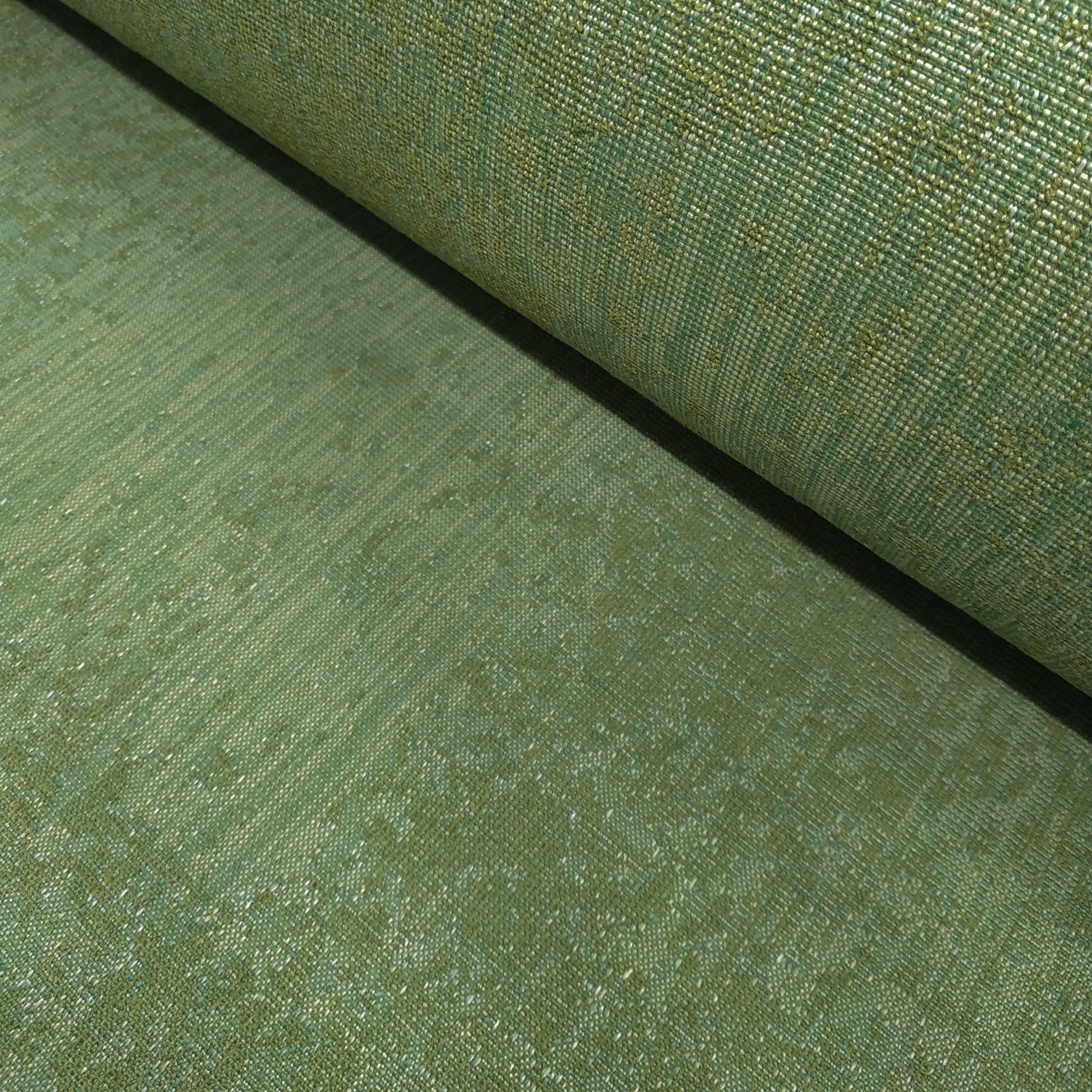 Möbelstoff Wella - grün/türkis melange