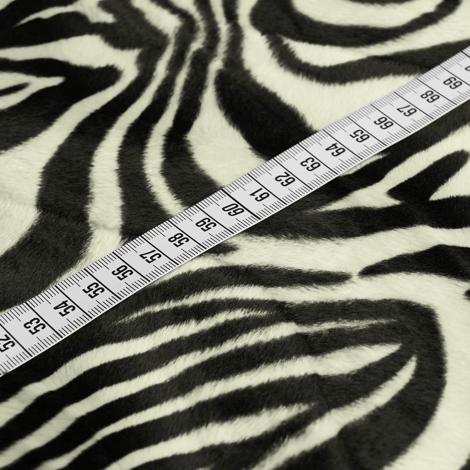 Zebra Webfell (10 cm Schritte)